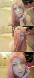 Size: 640x1436 | Tagged: safe, artist:norikat, fluttershy, human, g4, cosplay, irl, irl human, photo