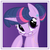 Size: 3675x3675 | Tagged: safe, artist:cosmicwaltz, twilight sparkle, pony, unicorn, g4, adorkable, alternate hairstyle, bust, cute, dork, female, glasses, hair bun, looking at you, portrait, smiling, solo, twiabetes, unicorn twilight