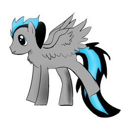 Size: 1200x1200 | Tagged: safe, oc, oc only, sfw edit, solo, wings