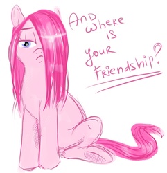 Size: 843x875 | Tagged: safe, artist:donenaya, pinkie pie, g4, female, pinkamena diane pie, solo