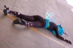Size: 1280x851 | Tagged: safe, artist:thestormypetrelofcosplay, queen chrysalis, human, g4, anime expo, cosplay, faceplant, irl, irl human, photo, solo