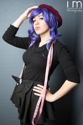 Size: 600x900 | Tagged: safe, artist:thighhighs, rarity, human, g4, cosplay, irl, irl human, photo, solo