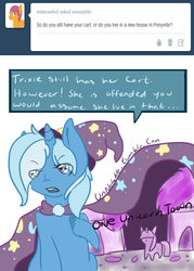 Size: 500x700 | Tagged: safe, artist:alinoravanity, trixie, g4, ask, tumblr