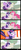 Size: 900x2170 | Tagged: safe, artist:dm29, pinkie pie, rarity, twilight sparkle, g4, airhorn, bangs, bench, book, comic, derp, dialogue, duo, floppy ears, frown, hair over eyes, smiling, spread wings, text, twilight sparkle (alicorn)