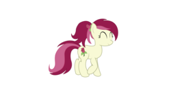 Size: 13177x7412 | Tagged: safe, artist:ssu193, roseluck, g4, absurd resolution, female, ponytail, simple background, solo, teenager, transparent background, vector, younger