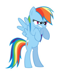Size: 1251x1591 | Tagged: safe, artist:durpy, rainbow dash, a canterlot wedding, g4, female, simple background, solo, transparent background, vector