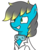 Size: 500x600 | Tagged: safe, artist:zbowpone, oc, oc only, clothes, goggles, lab coat, solo