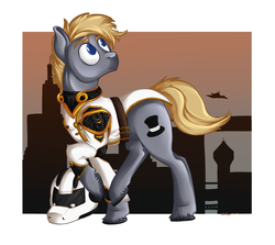 Size: 1345x1200 | Tagged: safe, artist:le-surmulot, oc, oc only, earth pony, pony, clothes, solo