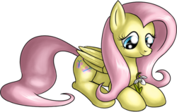 Size: 839x533 | Tagged: safe, artist:skorpionletun, fluttershy, g4, female, simple background, solo, transparent background