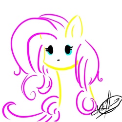 Size: 894x894 | Tagged: safe, artist:remixartist69, fluttershy, g4, female, solo