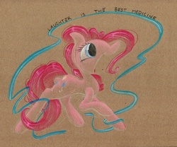 Size: 886x738 | Tagged: safe, artist:getchanoodlewet, pinkie pie, g4, female, solo, traditional art