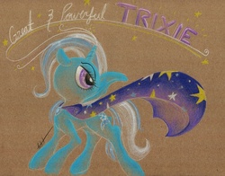 Size: 941x738 | Tagged: safe, artist:getchanoodlewet, trixie, pony, unicorn, g4, female, mare, solo, traditional art