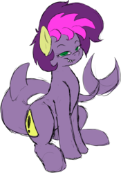 Size: 1280x1824 | Tagged: dead source, safe, artist:fiddlearts, oc, oc only, oc:mayday mayday, original species, shark pony, ear socks, solo