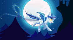 Size: 5000x2763 | Tagged: safe, artist:wicklesmack, oc, oc only, oc:star struck, bat pony, pony, high res, solo