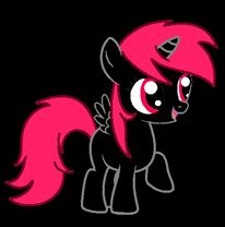 Size: 206x208 | Tagged: safe, artist:shaymin51, oc, oc only, alicorn, pony, alicorn oc, cute, female, filly, solo, starlightdash