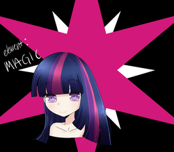 Size: 800x700 | Tagged: safe, artist:bloss-chan, twilight sparkle, human, g4, female, humanized, solo