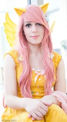 Size: 500x900 | Tagged: safe, artist:panda treats, artist:rose0fmay, fluttershy, human, g4, cosplay, irl, irl human, photo, solo