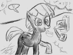 Size: 640x480 | Tagged: safe, artist:elusive, oc, oc only, art academy, math, meep, miiverse