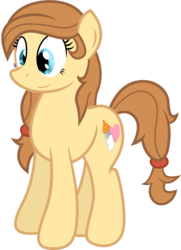 Size: 1143x1575 | Tagged: safe, artist:clamstacker, oc, oc only, oc:cream heart, earth pony, pony, cutie mark, female, hooves, mare, simple background, smiling, solo, transparent background, vector