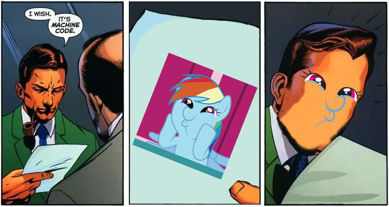#511652 - safe, rainbow dash, g4, artifact, comic, dashface, dc comics ...