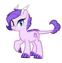Size: 556x569 | Tagged: safe, artist:kianamai, oc, oc only, oc:crystal clarity, dracony, hybrid, pony, kilalaverse, female, freckles, horns, interspecies offspring, mare, next generation, offspring, parent:rarity, parent:spike, parents:sparity, simple background, solo, white background