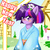 Size: 1000x1000 | Tagged: safe, artist:ragurimo, twilight sparkle, g4, alternate hairstyle, female, flower, kimono (clothing), new year, pixiv, solo