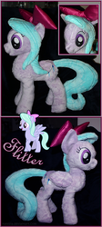 Size: 800x1791 | Tagged: artist needed, safe, flitter, pegasus, pony, g4, hurricane fluttershy, irl, multiple views, photo, plushie