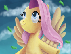 Size: 1024x768 | Tagged: safe, artist:kyle23emma, fluttershy, pegasus, pony, g4, female, mare, solo