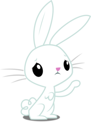 Size: 1024x1371 | Tagged: safe, artist:derpyworks, angel bunny, rabbit, castle mane-ia, g4, animal, male, simple background, solo, transparent background, vector