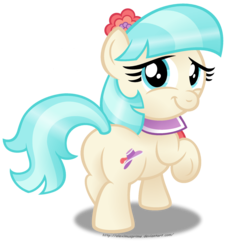 Size: 1280x1244 | Tagged: safe, artist:aleximusprime, coco pommel, earth pony, pony, g4, rarity takes manehattan, butt, female, plot, simple background, solo, transparent background