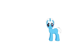 Size: 900x650 | Tagged: safe, oc, oc only, oc:nell, pony, unicorn, blank flank, c:, female, looking at you, mare, pangya, smiling, solo, transparent background