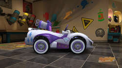 Size: 1024x576 | Tagged: safe, rarity, g4, 3d, kart, modnation racers, no pony, star-cut generosity