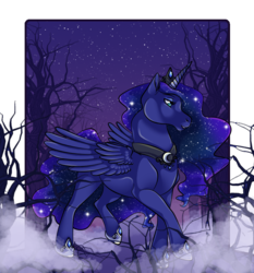 Size: 700x750 | Tagged: safe, artist:jaderiot, princess luna, g4, female, solo