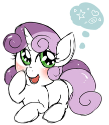 Size: 484x558 | Tagged: safe, artist:kiriya, sweetie belle, g4, female, solo