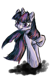 Size: 834x1265 | Tagged: safe, artist:remains, twilight sparkle, pony, unicorn, g4, female, solo, unicorn twilight