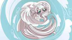 Size: 960x539 | Tagged: safe, artist:pepooni, oc, oc only, alicorn, pony, alicorn oc, female, flying, mare, solo, vertigo