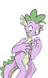 Size: 1639x2625 | Tagged: safe, artist:psychoon, spike, dragon, g4, male, older, older spike, solo, teenage spike, teenaged dragon, teenager