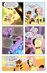 Size: 1280x1978 | Tagged: safe, artist:karzahnii, fluttershy, whimsey weatherbe, g3, g3.5, g4, comic, g3.5 to g4, generation leap, tales from ponyville