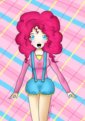 Size: 1530x2173 | Tagged: safe, artist:fanastyfinder, pinkie pie, human, g4, female, humanized, light skin, solo