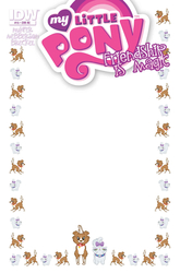 Size: 2063x3131 | Tagged: safe, idw, opalescence, winona, cat, dog, g4, comic cover, cover, my little pony logo