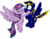 Size: 1024x797 | Tagged: safe, artist:aleximusprime, twilight sparkle, oc, oc:zephyr, alicorn, pony, g4, canon x oc, cute, duo, female, kissing, male, mare, simple background, straight, transparent background, twilight sparkle (alicorn), twiphyr