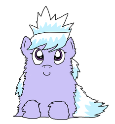 Size: 700x750 | Tagged: safe, cloudchaser, fluffy pony, g4, female, fluffy pony original art, solo