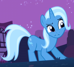 Size: 444x400 | Tagged: safe, screencap, trixie, pony, unicorn, boast busters, g4, female, mare, reaction image, solo