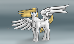 Size: 1600x960 | Tagged: safe, artist:widjetarcs, oc, oc only, oc:ice shine, pegasus, pony, male, pegasus royal guard, royal guard, solo, stallion