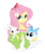 Size: 5000x6003 | Tagged: safe, artist:tardisbrony, fluttershy, bird, cat, rabbit, equestria girls, g4, absurd resolution, simple background, transparent background, vector