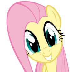 Size: 1084x1000 | Tagged: safe, artist:drunkhedgehog, fluttershy, g4, female, simple background, solo, squee, transparent background, vector