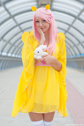 Size: 602x900 | Tagged: safe, artist:saru-cosplay, fluttershy, human, g4, cosplay, irl, irl human, photo, solo