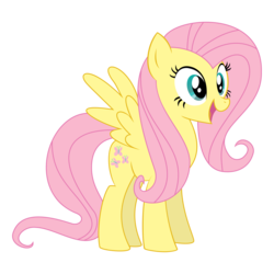 Size: 6000x6000 | Tagged: safe, artist:blackgryph0n, artist:emberfiremane, fluttershy, g4, .svg available, absurd resolution, female, simple background, solo, transparent background, vector