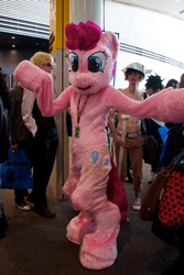 Size: 2552x3828 | Tagged: safe, pinkie pie, human, g4, cosplay, fursuit, irl, irl human, photo