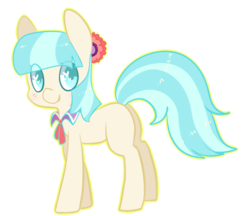 Size: 923x799 | Tagged: safe, artist:pegacornss, coco pommel, earth pony, pony, g4, rarity takes manehattan, blank flank, female, heart eyes, mare, missing cutie mark, simple background, solo, transparent background, wingding eyes